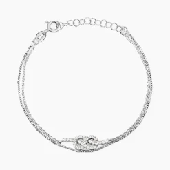 Bracelet Hadya Argent Blanc Oxyde De Zirconium