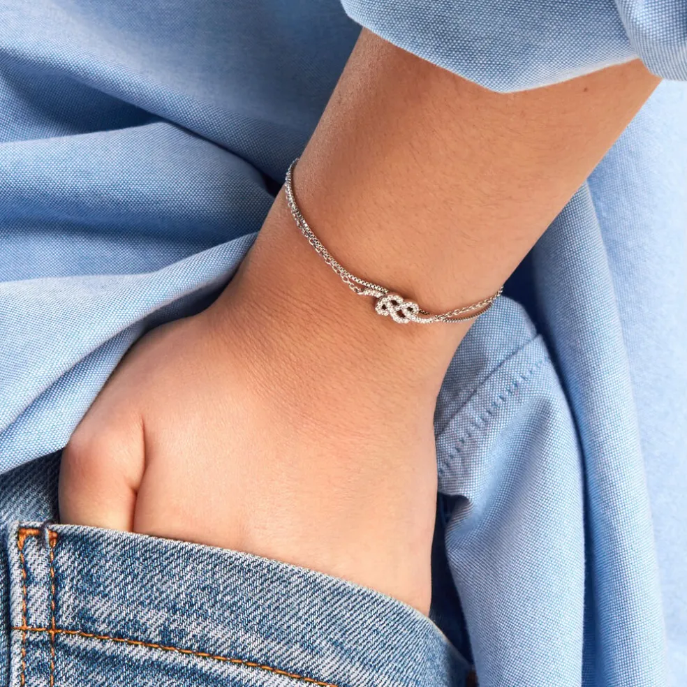 Bracelet Hadya Argent Blanc Oxyde De Zirconium