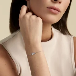 Bracelet Harold Argent Blanc Oxyde De Zirconium