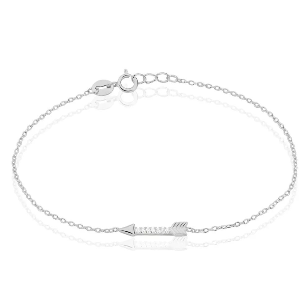Bracelet Harrow Argent Blanc Oxyde De Zirconium