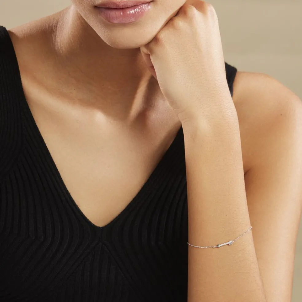 Bracelet Harrow Argent Blanc Oxyde De Zirconium