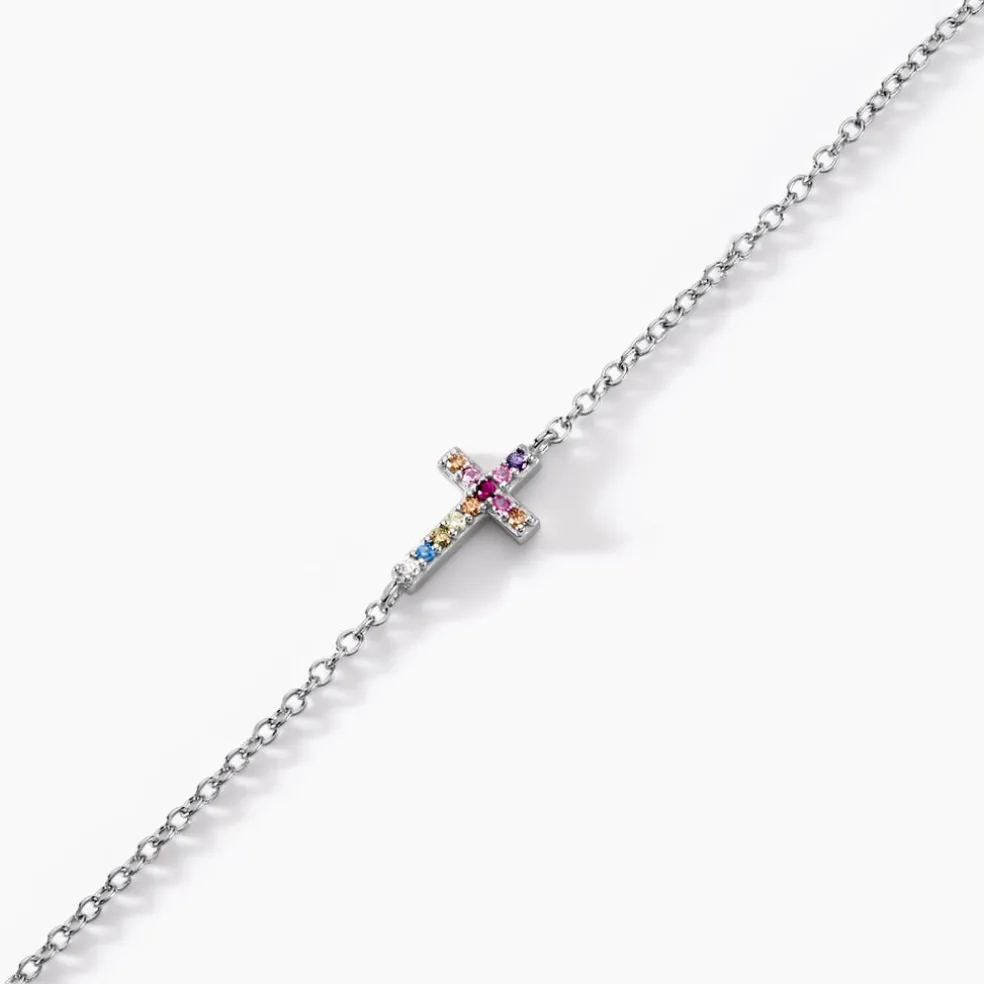 Bracelet Haïvy Argent Blanc Oxyde De Zirconium