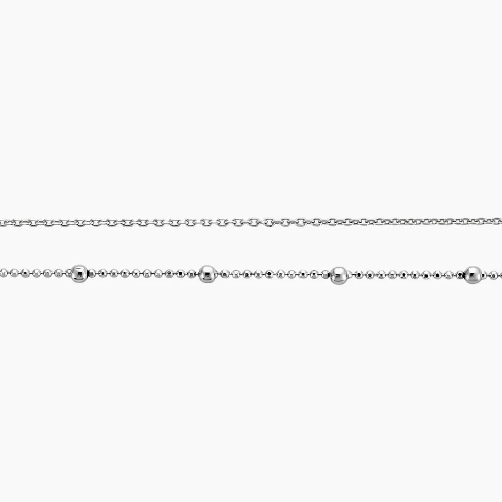 Bracelet Hayda Argent Blanc