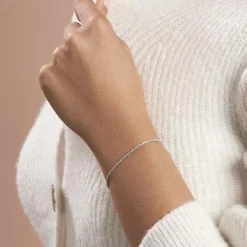 Bracelet Helaine Argent Blanc
