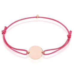 Bracelet Helenia Pastille Gravable Or Rose