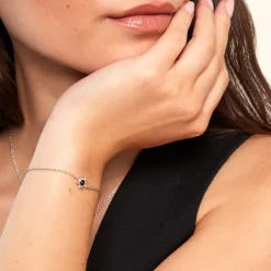 Bracelet Hesper Argent Blanc Oxyde De Zirconium