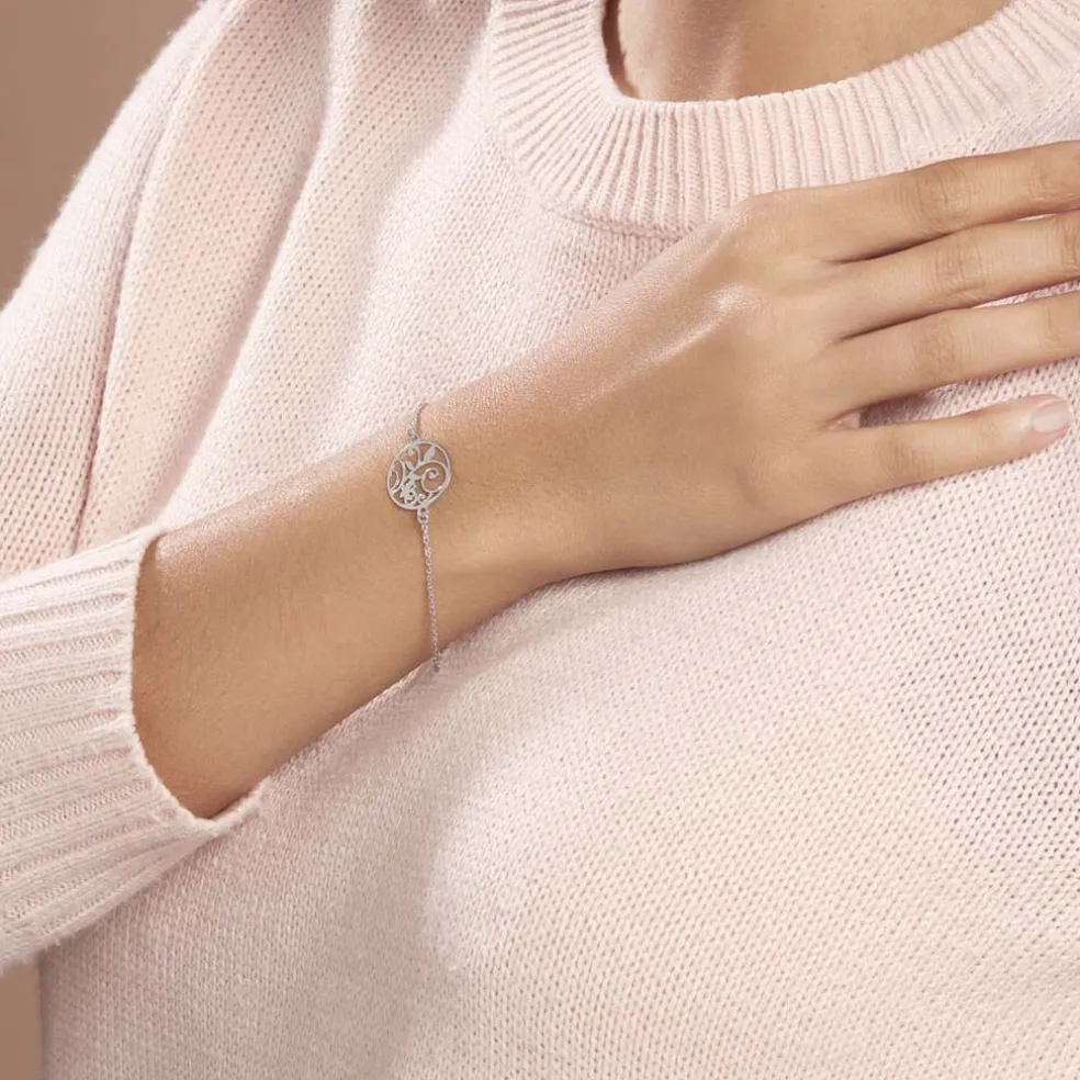 Bracelet Hita Argent Blanc