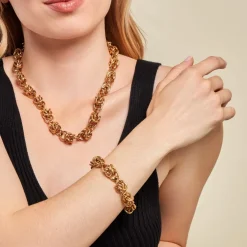 Bracelet Huda Acier Jaune