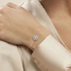 Bracelet Hyelana Argent Blanc Oxyde De Zirconium