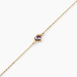 Bracelet Icarus Or Jaune Améthyste