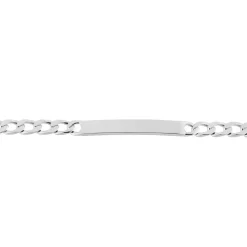 Bracelet Identité Argent Blanc Casper
