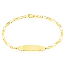 Bracelet Identité Bartolomee Or Jaune