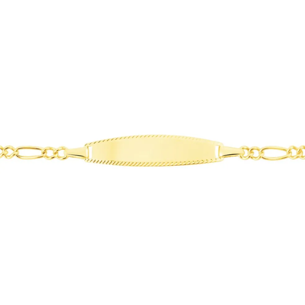 Bracelet Identité Bartolomee Or Jaune