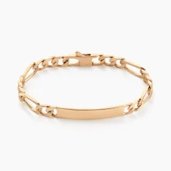 Bracelet Identité Bixente Plaqué Or Jaune