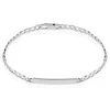 Bracelet Identité Casper Argent Blanc