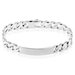 Bracelet Identité Casper Argent Gris