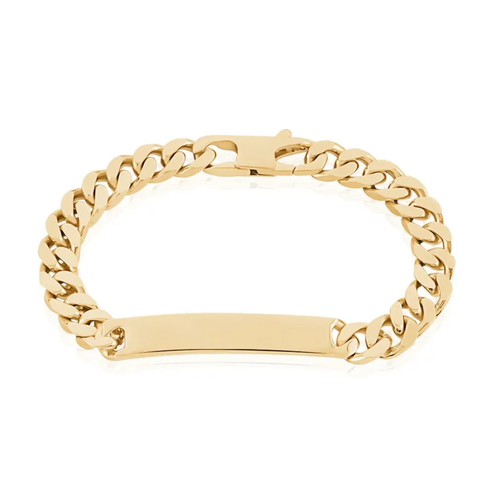 Bracelet Identité Clement Plaqué Or Jaune