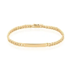 Bracelet Identité Clement Plaqué Or Jaune