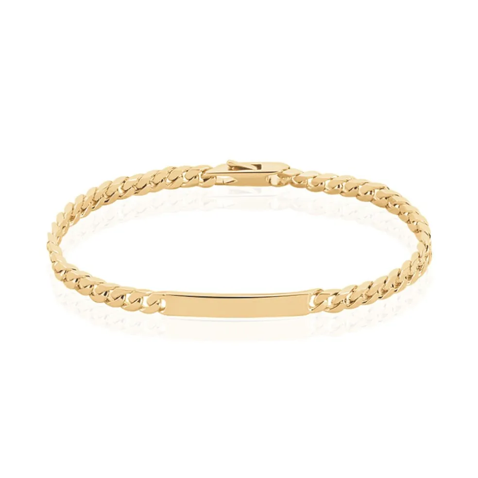 Bracelet Identité Clement Plaqué Or Jaune