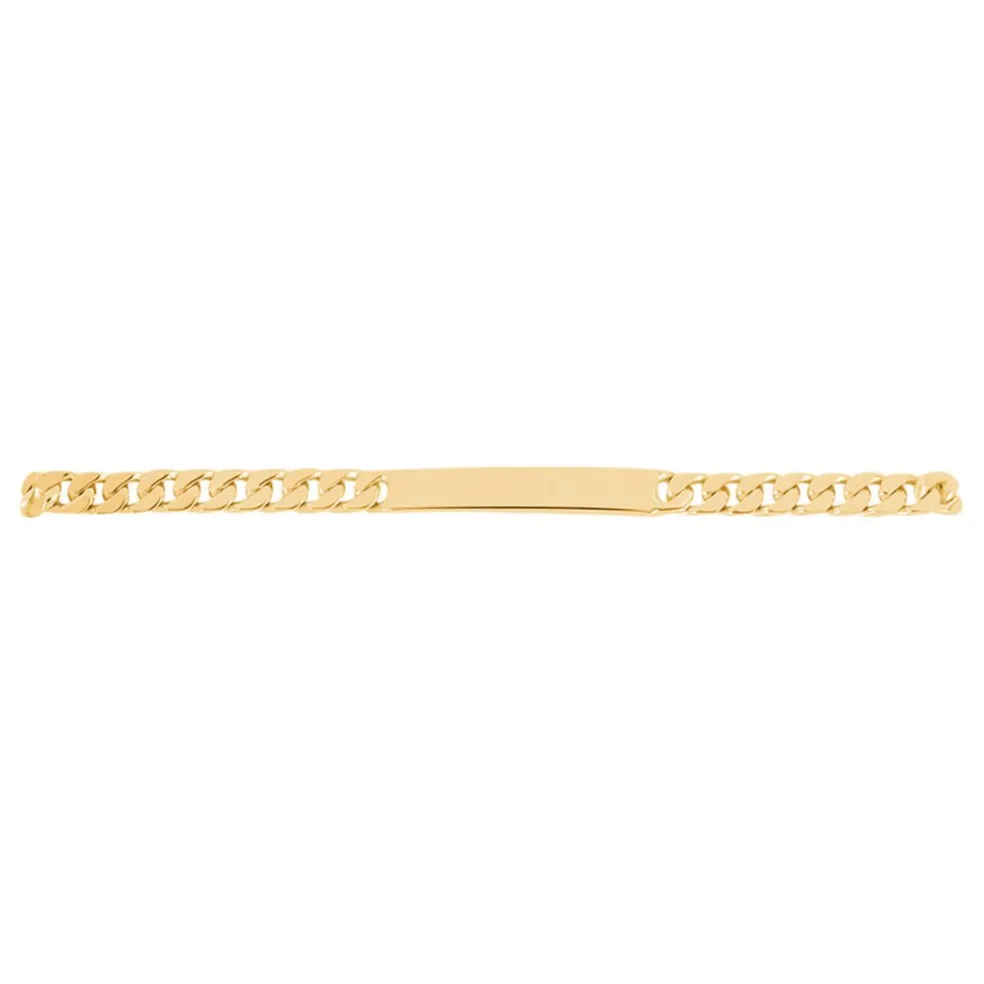 Bracelet Identité Clement Plaqué Or Jaune