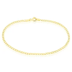 Bracelet Identité Etheline Maille Gourmette Or Jaune