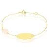 Bracelet Identité Gaspardine Maille Forçat Or Jaune
