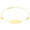 Bracelet Identité Gaspardine Maille Forçat Or Jaune