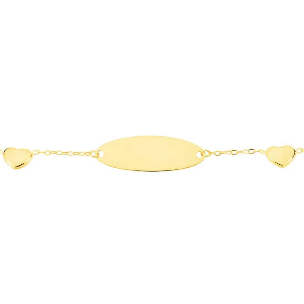 Bracelet Identité Gaspardine Maille Forçat Or Jaune