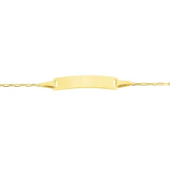 Bracelet Identité Gaspardine Maille Forçat Or Jaune