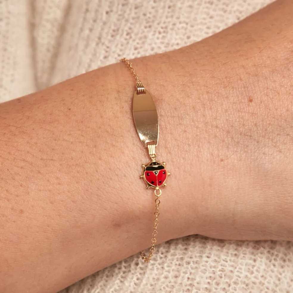 Bracelet Identité Gaspardine Maille Forçat Or Jaune