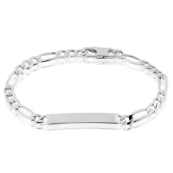 Bracelet Identité Vivian Argent Blanc