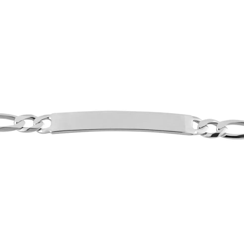 Bracelet Identité Vivian Argent Blanc