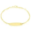 Bracelet Identite Bebe Or Jaune Eowyn