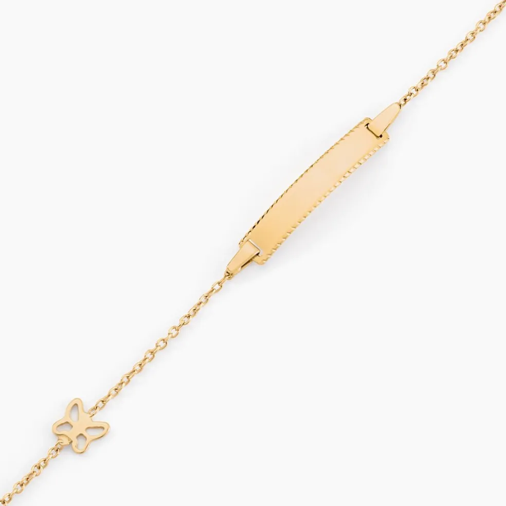 Bracelet Identitée Buster Or Jaune