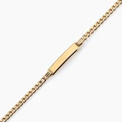 Bracelet Identitée Genevra Or Jaune