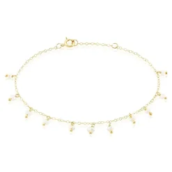 Bracelet Identitée Jazmin Or Jaune Perle De Culture