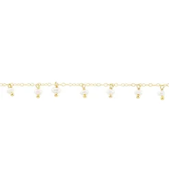 Bracelet Identitée Jazmin Or Jaune Perle De Culture