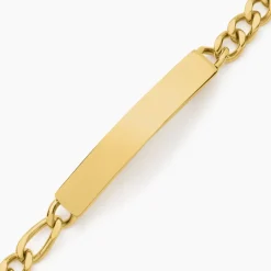 Bracelet Identitée Jimmy Acier Jaune