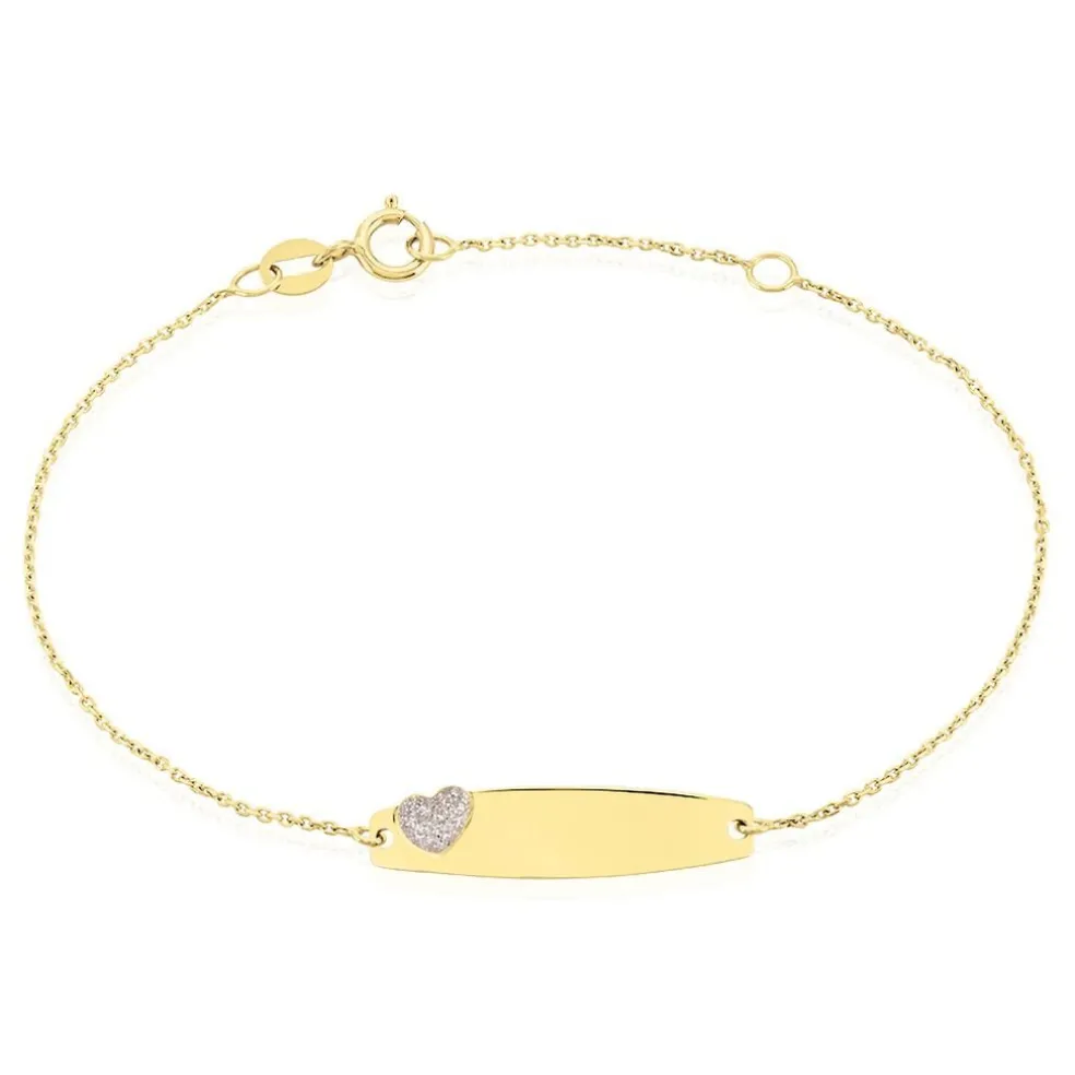 Bracelet Identitée Marcel Or Jaune