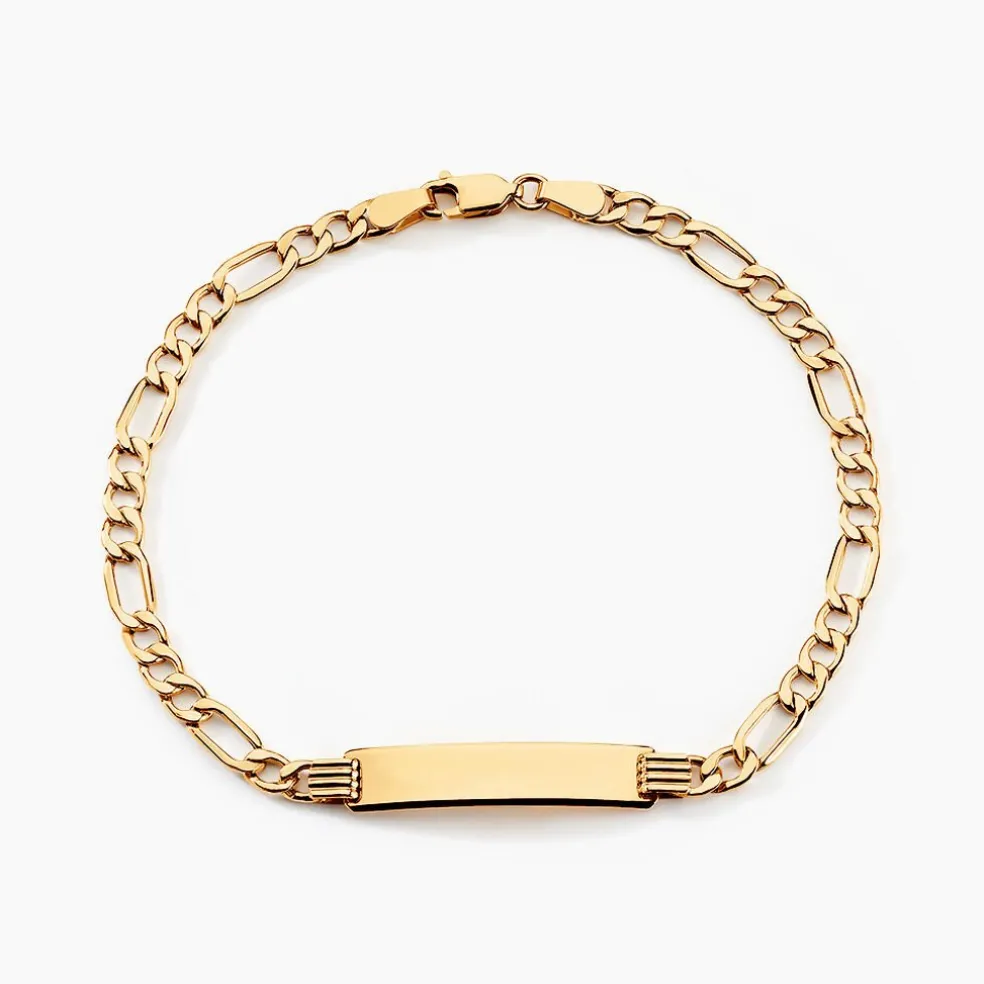 Bracelet Identitée Walt Or Jaune