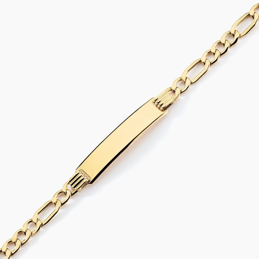 Bracelet Identitée Walt Or Jaune