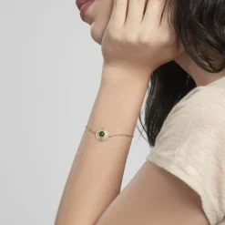 Bracelet Ilia Plaqué Or Jaune Verre
