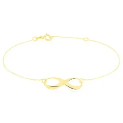 Bracelet Infini Huit Or Jaune