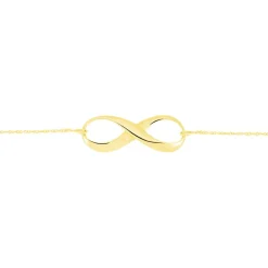 Bracelet Infini Huit Or Jaune