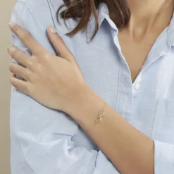 Bracelet Infini Huit Or Jaune