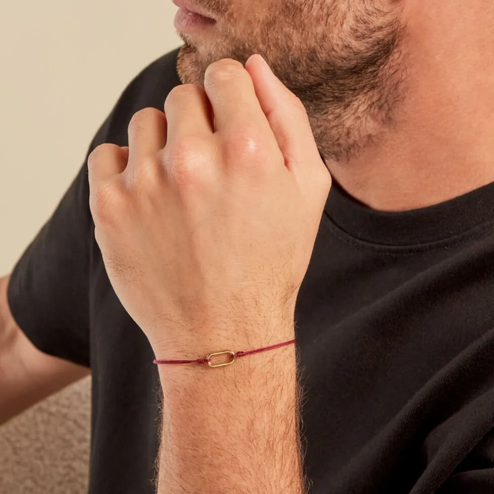 Bracelet Infini Pop Argent Jaune