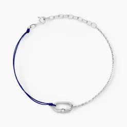 Bracelet Infini Pop Argent Blanc Oxyde De Zirconium