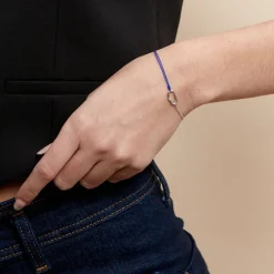 Bracelet Infini Pop Argent Blanc Oxyde De Zirconium