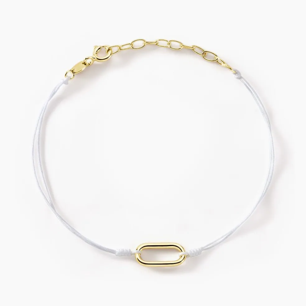 Bracelet Infini Pop Argent Jaune
