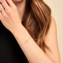 Bracelet Infinite Love Or Jaune Diamant